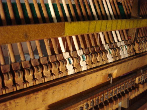 22 - Hammer rail re-installed; springs returned to proper proper position. 22 - Hammer rail re-installed; springs returned to proper proper position.